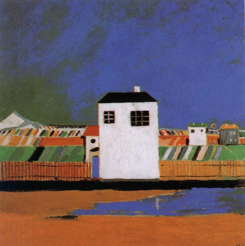 Kasimir Malevich A white house in the landscape China oil painting art